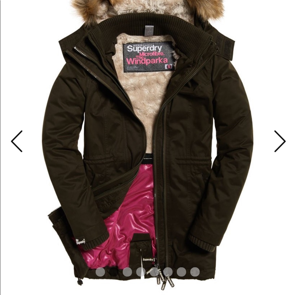 Superdry Microfibre Tall Windparka Jacket
